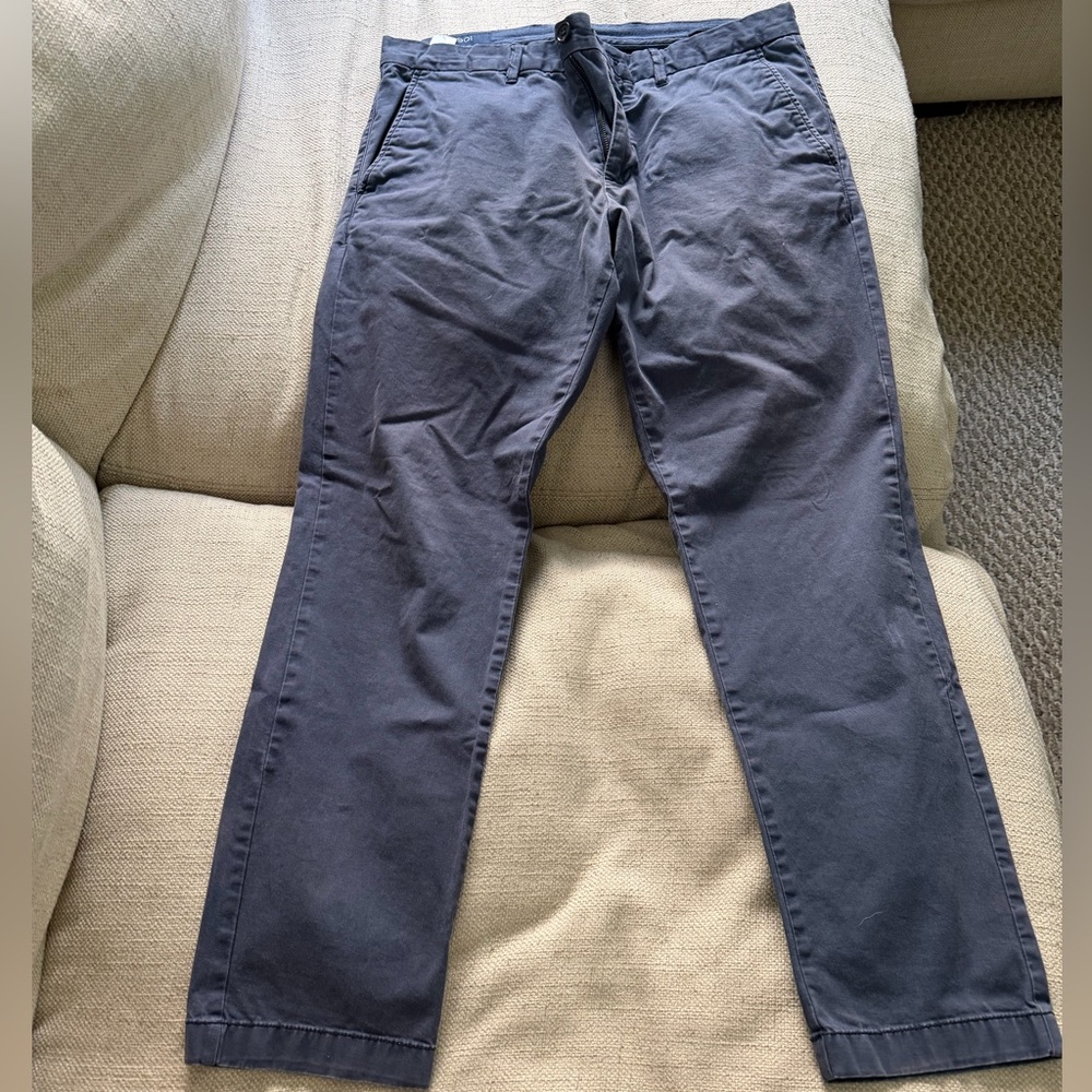 1901 Men's Navy Cotton Chinos